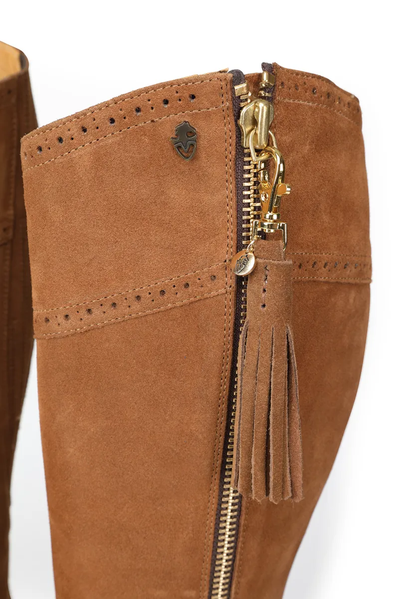 Shires Moretta Arabella Suede Boots Tan-2